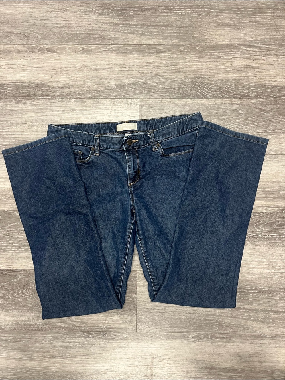 Banana Republic Dark Blue Straight Leg Jeans- Size 30/10